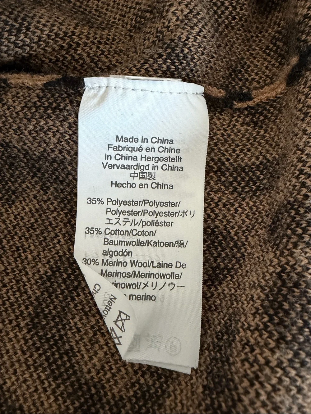 J. Crew‎ leopard print open cardigan Small merino wool blend coatigan cheetah